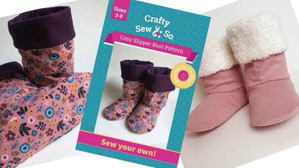 SLIPPER BOOTS FREE PDF SEWING PATTERN