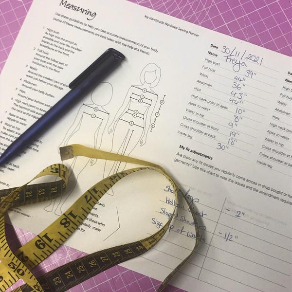 How To Take Body Measurements For Sewing - Crafted Spaces