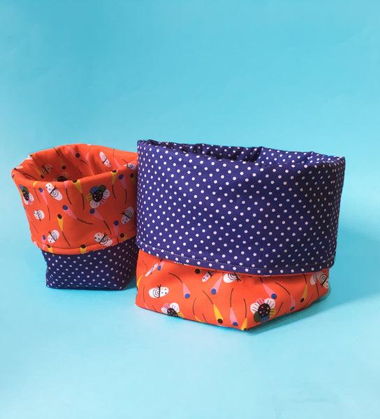 Crafty Sew & So Fabric Baskets PDF Sewing Pattern