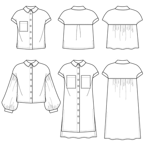 My Handmade Wardrobe Bellissima Blouse PDF Pattern