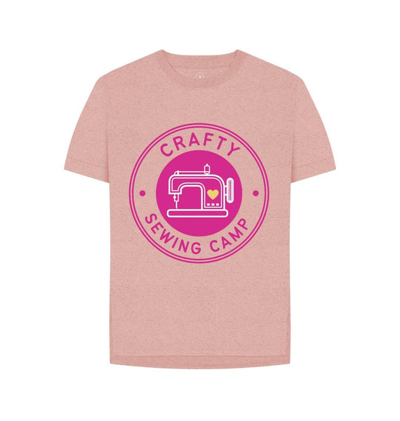 Sunset Pink Crafty Sewing Camp 2023 Tshirt