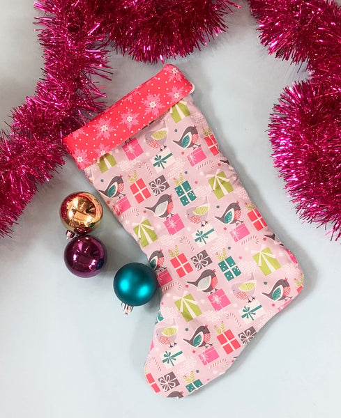 Fat Quarter Christmas Stocking PDF Pattern