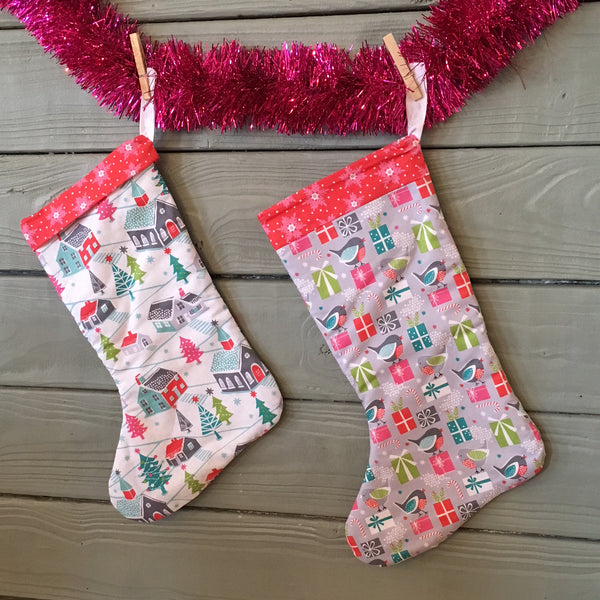 Fat Quarter Christmas Stocking PDF Pattern