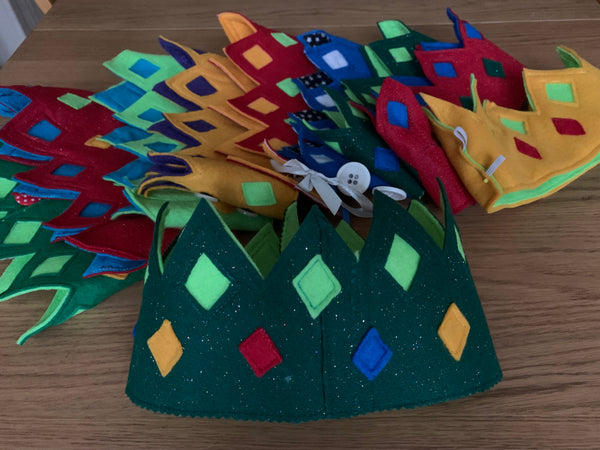 Crafty Sew & So Zero Waste Christmas Crowns PDF Template