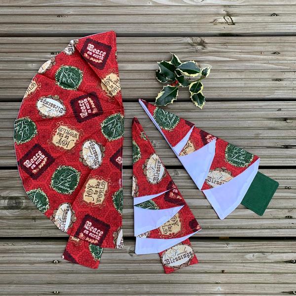 Crafty Sew & So Folded Christmas Tree Napkin PDF Template