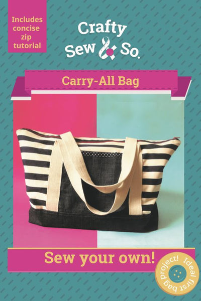 Crafty Sew & So Carry All Bag Paper Pattern