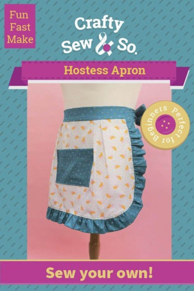 Crafty Sew & So Hostess Apron PDF Pattern