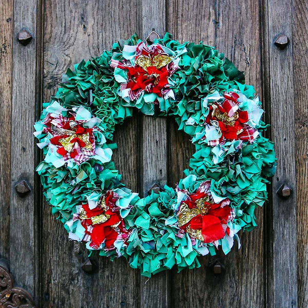 Christmas Rag Rug Wreath Workshop