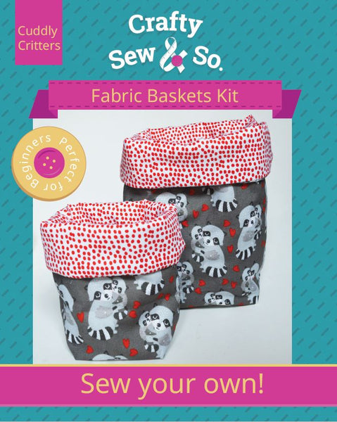 Fabric Basket Sewing Kit
