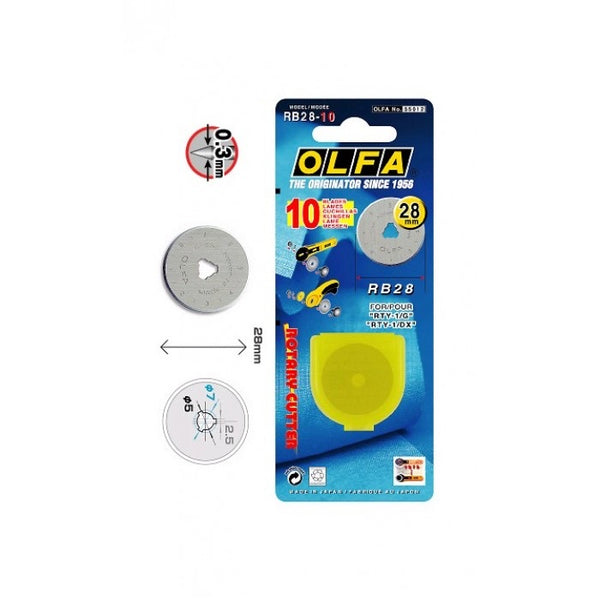 OLFA Blades for 28mm Rotary Cutter