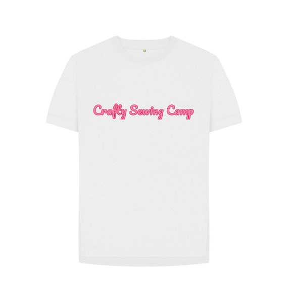 White Crafty Sewing Camp 2022 T-Shirt